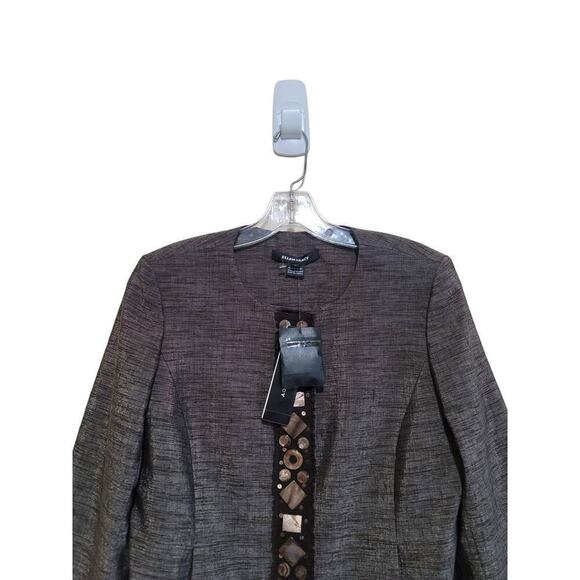 Ellen Tracy Women's Brown Jacket Sz 10Petite NWT - Picture 4 of 9